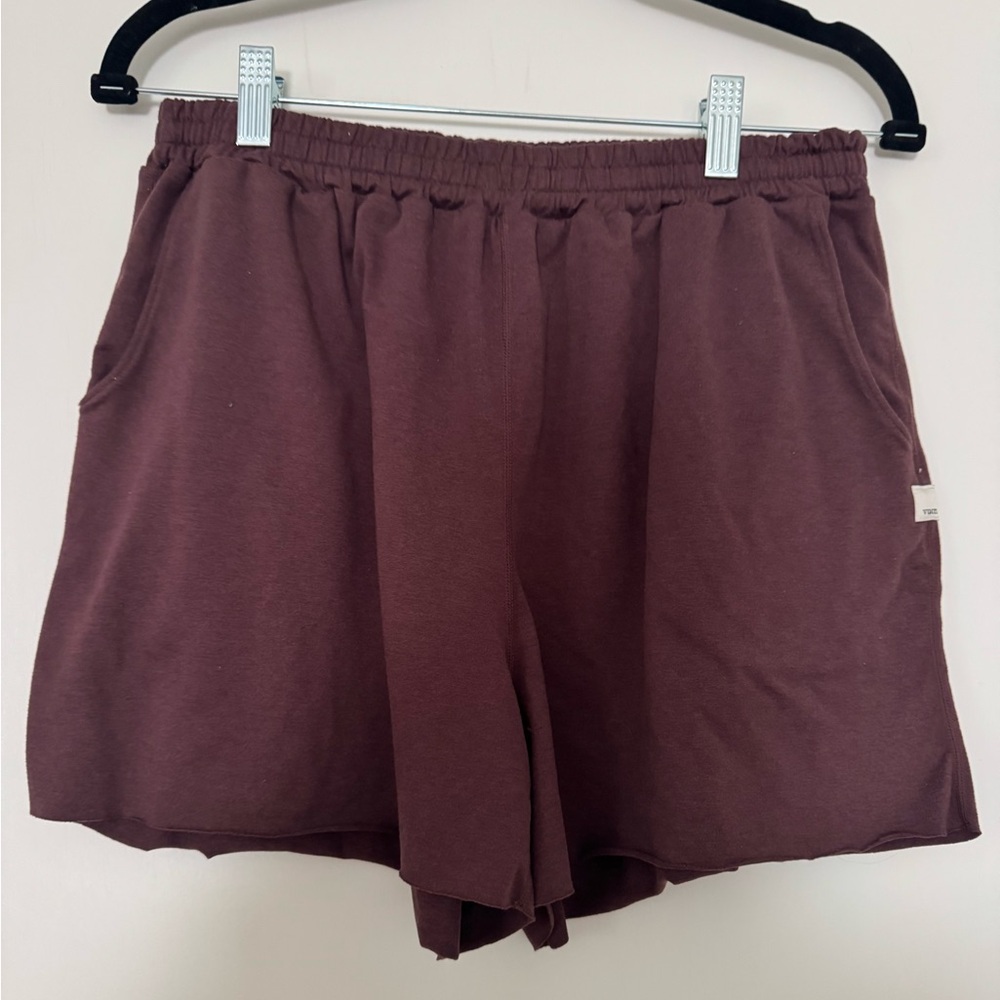 Vuori Maroon Women's Shorts